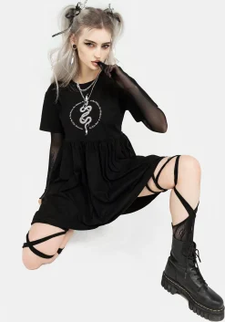 Hermetica Jersey Skater Dress