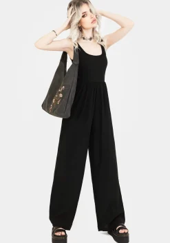 Herne Contrast Wide Leg Jumpsuit