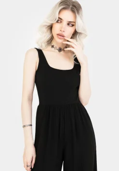Herne Contrast Wide Leg Jumpsuit