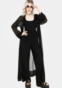 Herne Contrast Wide Leg Jumpsuit