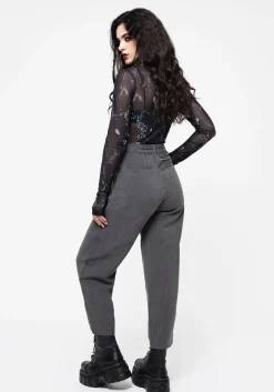 Herringbone Balloon Trousers