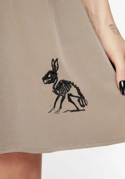 Hester Embroidered Button Up Mini Dress
