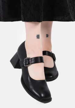 Hina Floral Buckle Mary Jane Shoes