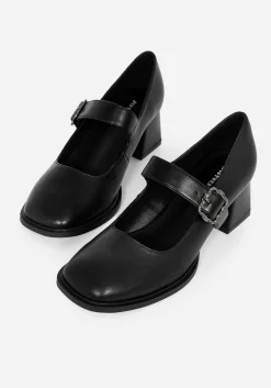 Hina Floral Buckle Mary Jane Shoes
