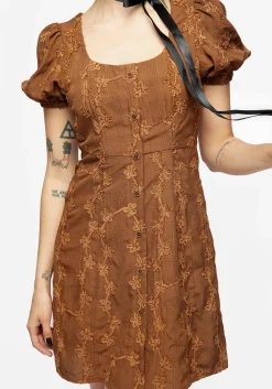 Honeysuckle Puff Sleeve Mini Dress