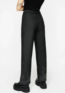 Ignite Faux Leather Tailored Trousers