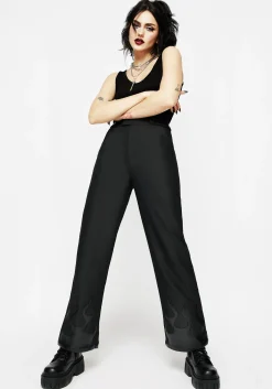 Ignite Faux Leather Tailored Trousers