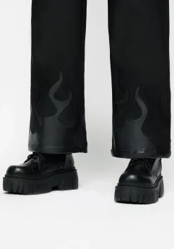 Ignite Faux Leather Tailored Trousers