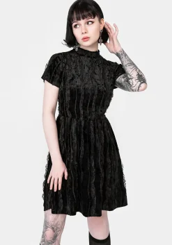 Imogen Velour Mini Dress