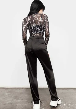 Incorporeal Satin Trousers