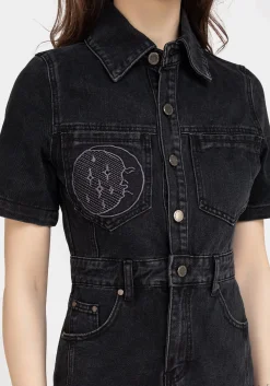Invictus Denim Mini Shirt Dress