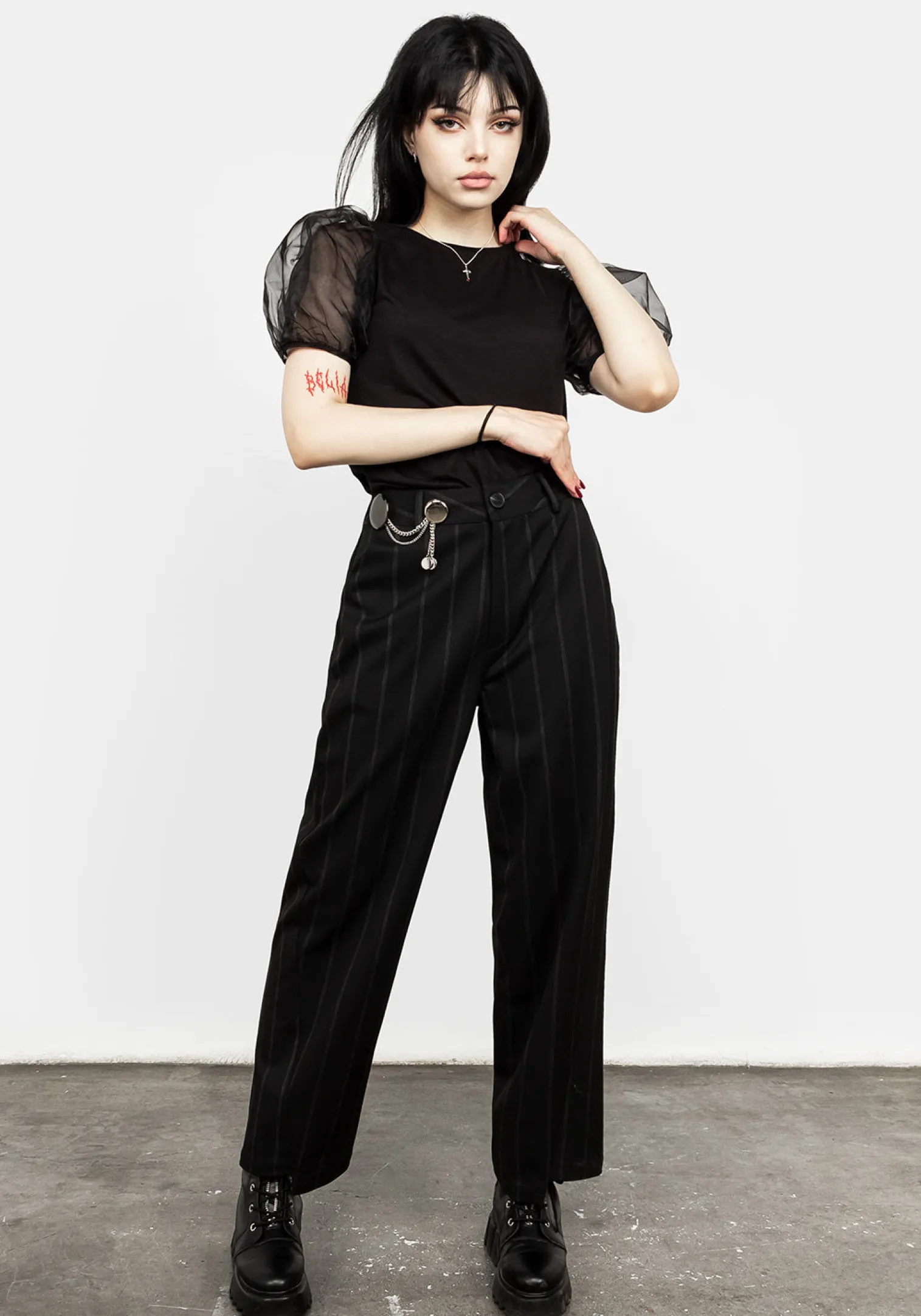 Isabel Pinstripe Pants