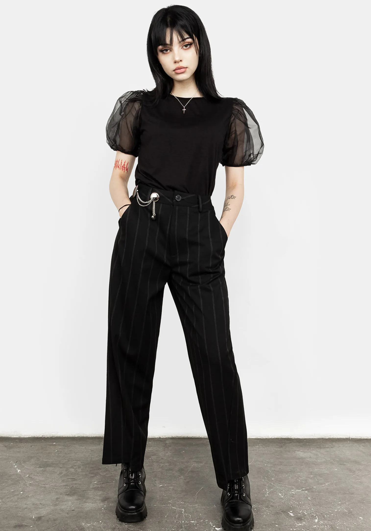 Isabel Pinstripe Pants