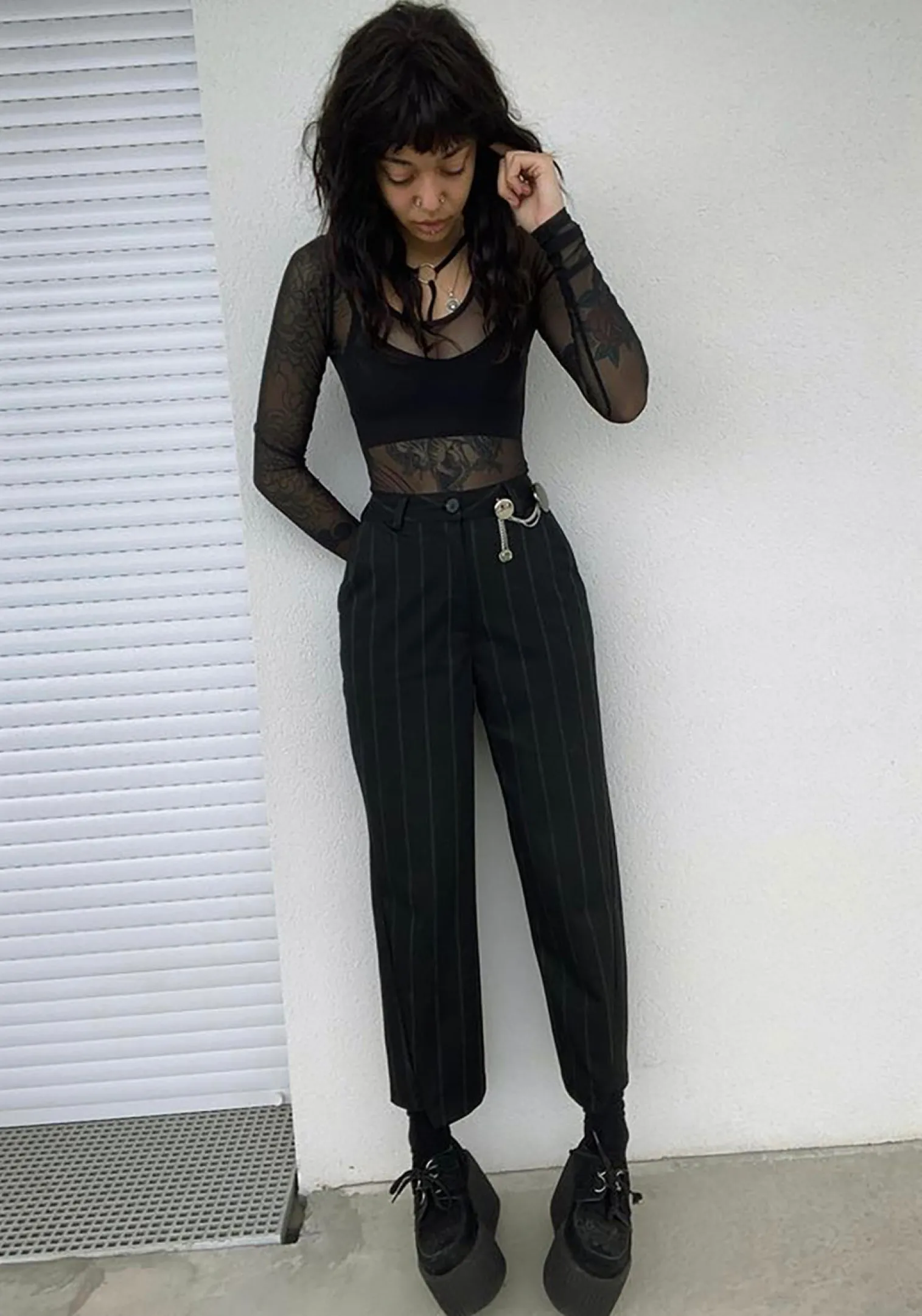 Isabel Pinstripe Pants