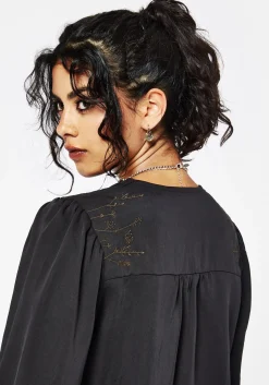 Isidora Embroidered Button Up Blouse