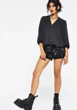 Isidora Embroidered Button Up Blouse