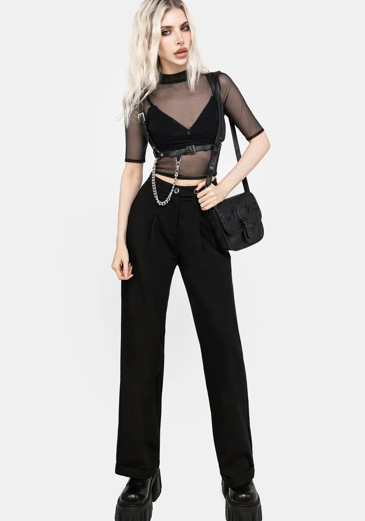 Jinx Mesh Short Sleeve Top