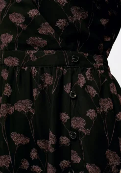 Judas V-Neck Button Midi Dress