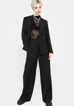 Juno Straight Leg Chain Detail Trousers