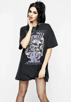 Just Say Know Mushroom Tee Dress