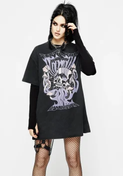Just Say Know Mushroom Tee Dress