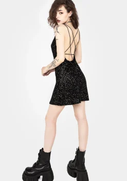 Kikamora Cowl Neck Mini Dress
