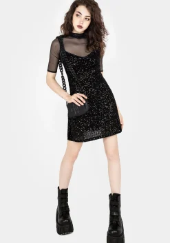 Kikamora Cowl Neck Mini Dress