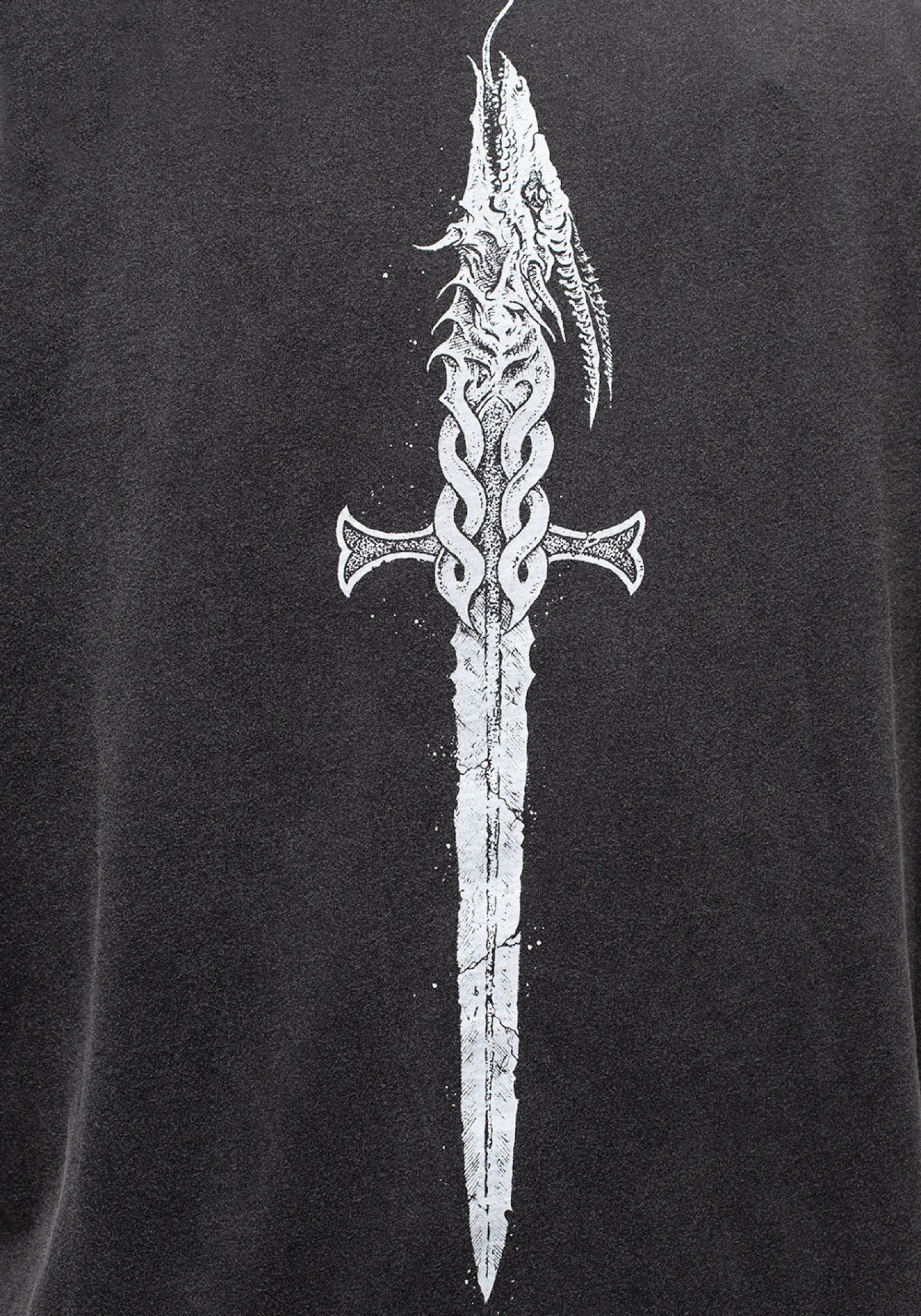 Kilgharrah Unisex Distressed Acid Washed Tee Dress