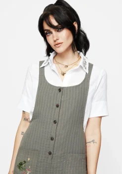 Koax Cotton Check Embroidered Button Up Shirt