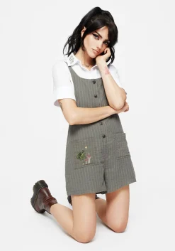 Koax Cotton Check Embroidered Button Up Shirt