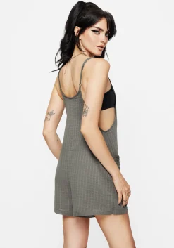 Koax Cotton Embroidered Cami Playsuit