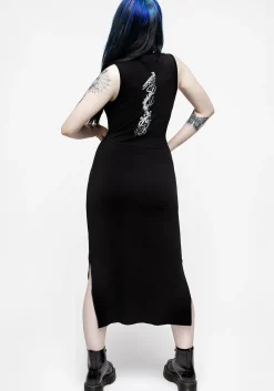 Korun Sleeveless Midi Dress