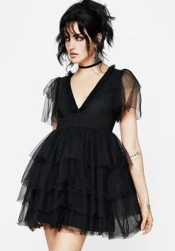 Krysta Tulle Mini Dress