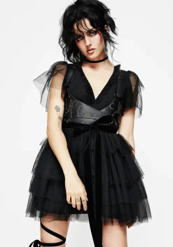 Krysta Tulle Mini Dress