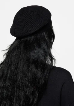Lachrymose Embroidered Knit Beanie