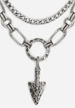 Larkin Spear Layered Chain Necklace