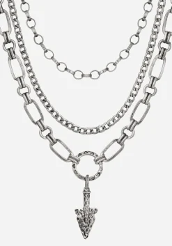 Larkin Spear Layered Chain Necklace