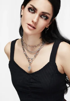 Larkin Spear Layered Chain Necklace