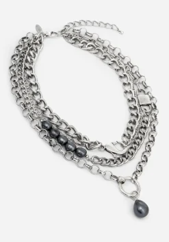 Leila Pearl Layered Necklace