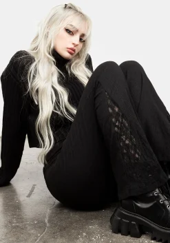 Libertina Lace Panel Flares