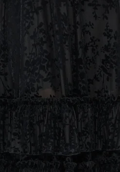 Lilias Devoré Tiered Maxi Dress