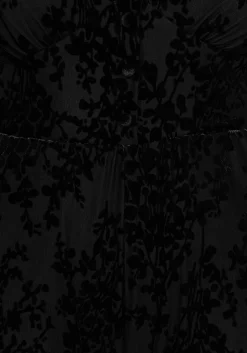 Lilias Devoré Velour Mesh Jumpsuit