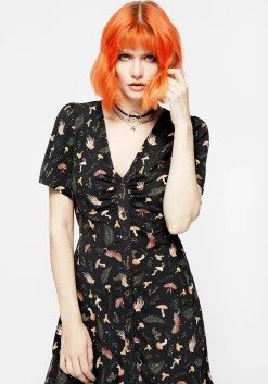 Liviana Button Up Mini Dress