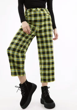 Louvers Tailored Crop Trouser