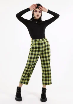 Louvers Tailored Crop Trouser
