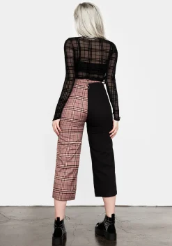 Lovebuzz Spliced Crop Trousers