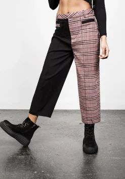 Lovebuzz Spliced Crop Trousers