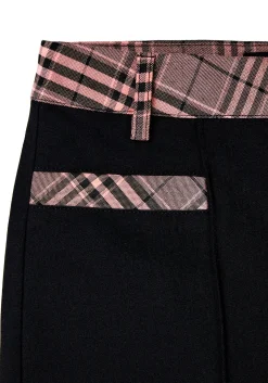 Lovebuzz Spliced Crop Trousers
