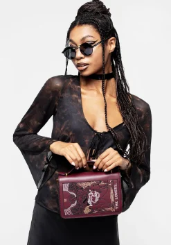 Lovers Embroidered Crossbody Clutch Bag