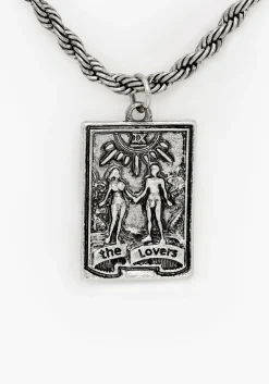 Lovers Tarot Layered Multichain Necklace